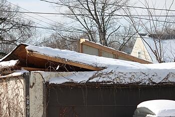 Garage Roof Collapse