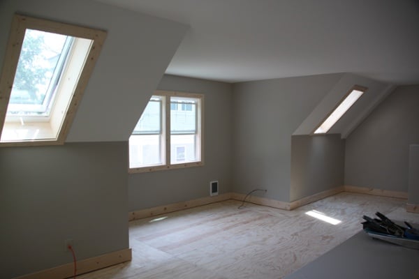 finished garage dormer