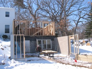 Golden Valley, MN Master Bedroom Suite, Family Room and Attached Garage.