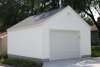 Minneapolis Garage Builders Single Car Garage Size