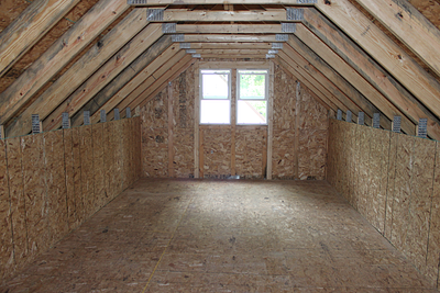 St Paul Garage Attic Truss Roof