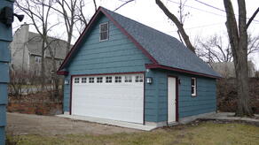 South Minneapolis Attic Truss Garage