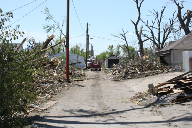 Minneapolis Garage Storm Damage