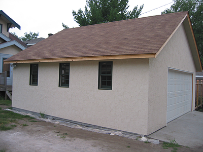 Saint Paul Stucco Garage