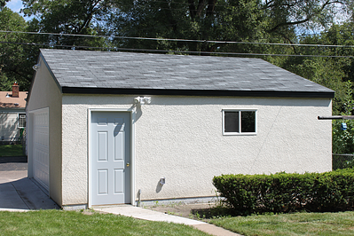 2 Car Garage Stucco Siding