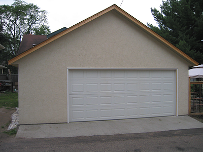St Paul Stucco Garage