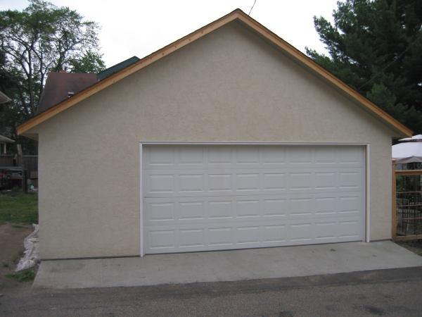 St Paul Stucco Garage