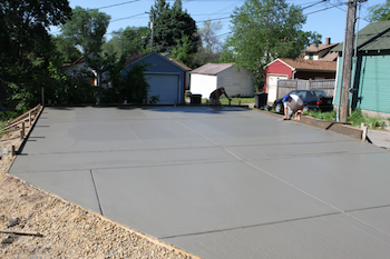 Two Car Garage Slab Flat Ground