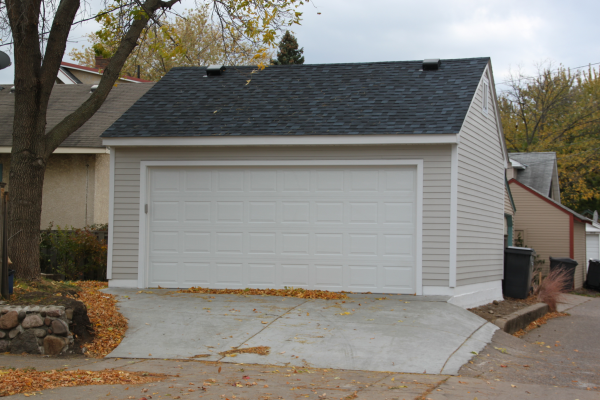 2 Car Garage Gable Roof Style vs Reverse Gable Roof Style
