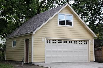 Minneapolis 2 car 2 story garage style