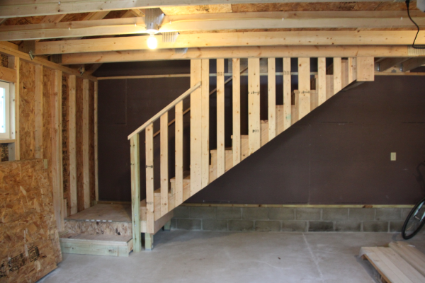 Garage Room In Attic Truss Staircase v/s Ladder