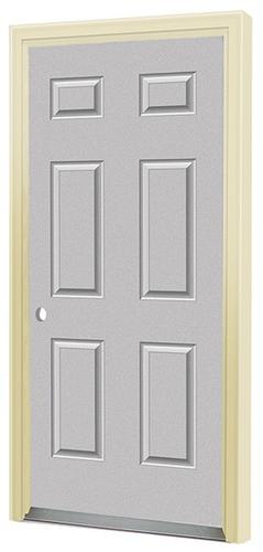 36" Raised Panel Steel or Fiberglass, Insulated, Single Bore Right In-Swing