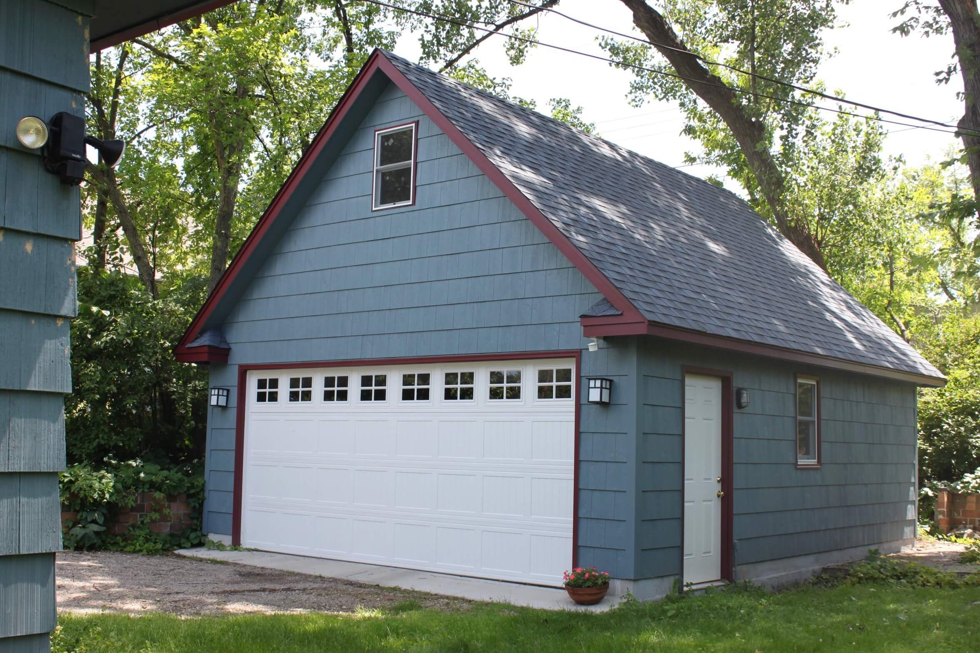 Linden Hills Minneapolis Garage LP SmartSide Lap Siding Room Attic  - 1